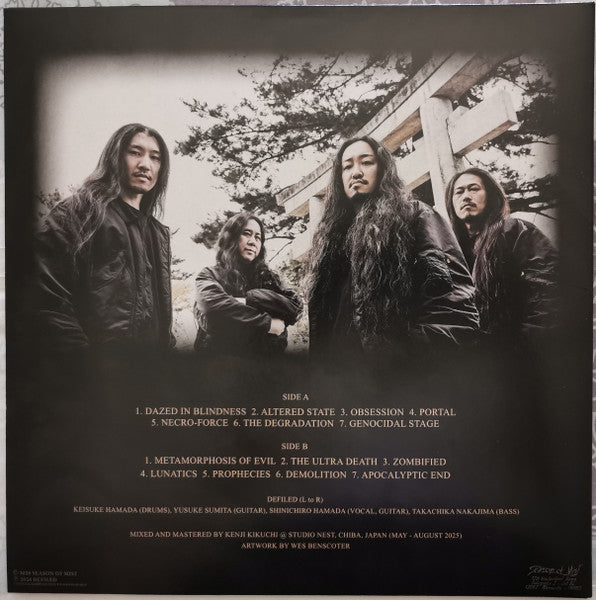 Defiled - Altered State - New LP Record 2026 Season Of Mist Black Vinyl - Death Metal