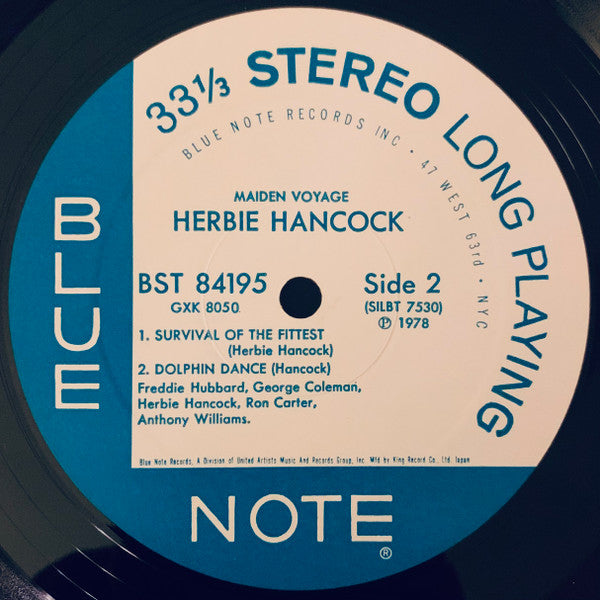 Herbie Hancock - Maiden Voyage (1965) - Mint- LP Record 1978 Blue Note Japan Vinyl & Insert - Hard Bop / Modal - Shuga Records