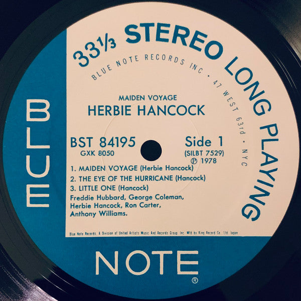 Herbie Hancock - Maiden Voyage (1965) - Mint- LP Record 1978 Blue Note Japan Vinyl & Insert - Hard Bop / Modal - Shuga Records