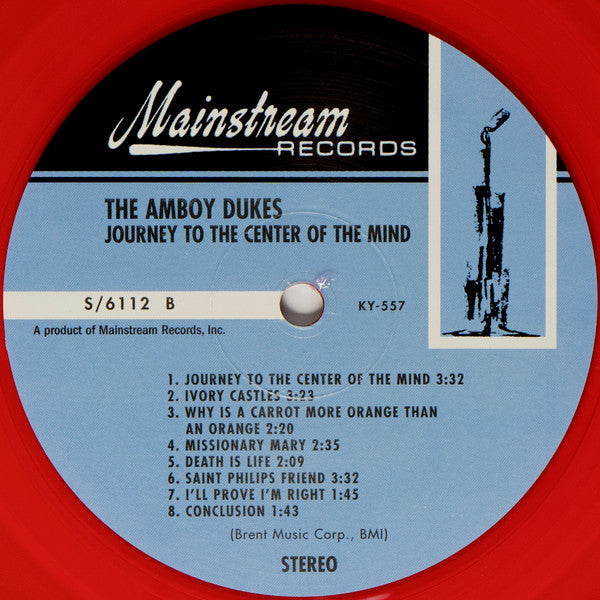 The Amboy Dukes - Journey To The Center Of The Mind (1968) - Mint- LP Record 2008 Mainstream USA Red Vinyl - Psychedelic Rock - Shuga Records