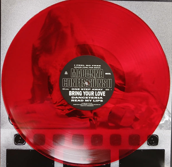 Madonna - CONFESSIONS II - New LP Record 2026 Warner Translucent Red Vinyl & Poster With Alternate Cover - Pop