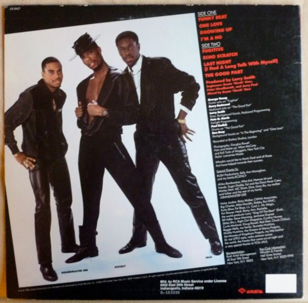 Whodini – Back In Black - Mint- LP Record 1986 Jive Arista RCA Club Edition Vinyl - Hip Hop / Electro - Shuga Records