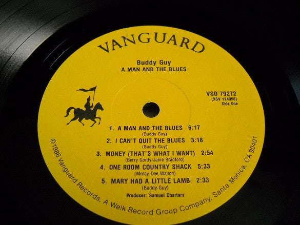 Buddy Guy - A Man And The Blues (1968) - Mint- 1987 Vanguard USA Vinyl - Chicago Blues / Electric Blues - Shuga Records