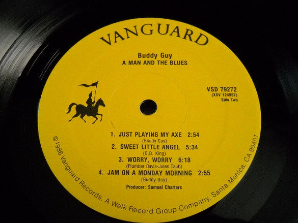 Buddy Guy - A Man And The Blues (1968) - Mint- 1987 Vanguard USA Vinyl - Chicago Blues / Electric Blues - Shuga Records