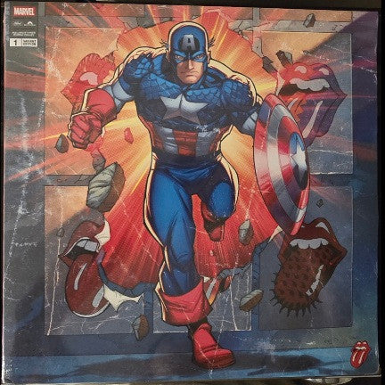 The Rolling Stones - Foreign Tongues: Marvel Collector's Series (Captain America) - New 2 LP Record 2026 Capitol Marvel Vinyl & Comic Book - Rock - Shuga Records