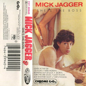 Mick Jagger - She's The Boss - VG+ Cassette 1985 CBS Rolling Stones Records USA Tape - Rock & Roll / Classic Rock - Shuga Records