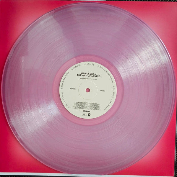 Olivia Dean - The Art Of Loving (2025) - New LP Record 2026 Capitol North America Tour Special Edition Transparent Vinyl & Poster - Soul / Indie Pop