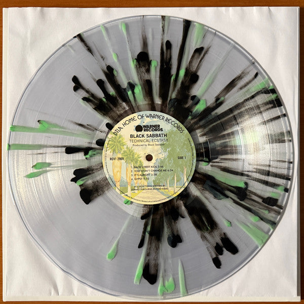 Black Sabbath - Technical Ecstasy (1976) - New LP Record 2026 Warner Rhino Clear w/ Green & Black Splatter - Hard Rock / Heavy Metal