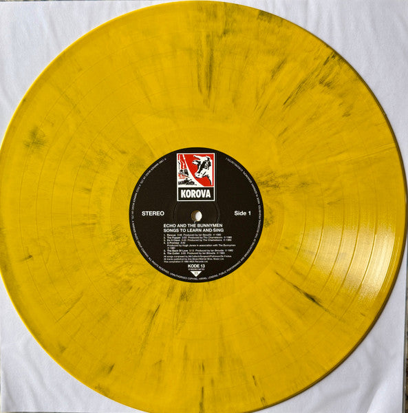 Echo & The Bunnymen – Songs To Learn & Sing (1985) - New LP Record 2026 Korova Yellow & Black Marble Vinyl - Indie Rock