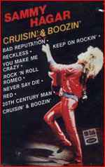 Sammy Hagar - Cruisin' & Boozin' - VG+ Cassette 1984 Capitol Tape - Heavy Metal / Rock - Shuga Records