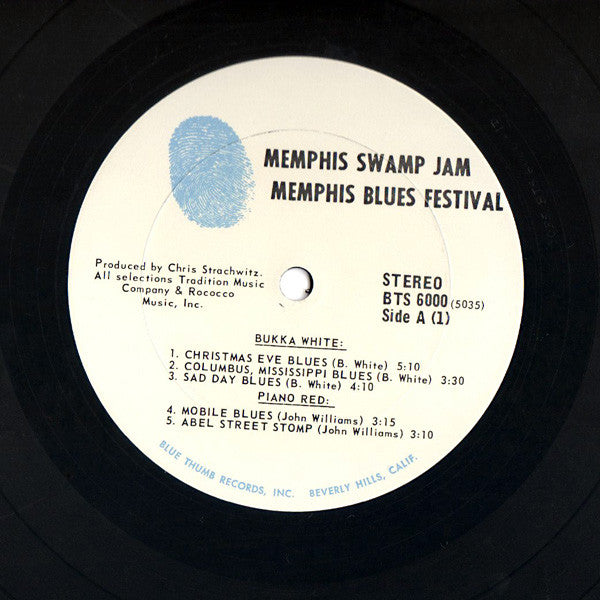 Various - Memphis Swamp Jam - Mint- 2 LP Record 1969 Blue Thumb USA Original Vinyl - Country Blues / Memphis Blues / Delta Blues / Hill Country Blues - Shuga Records
