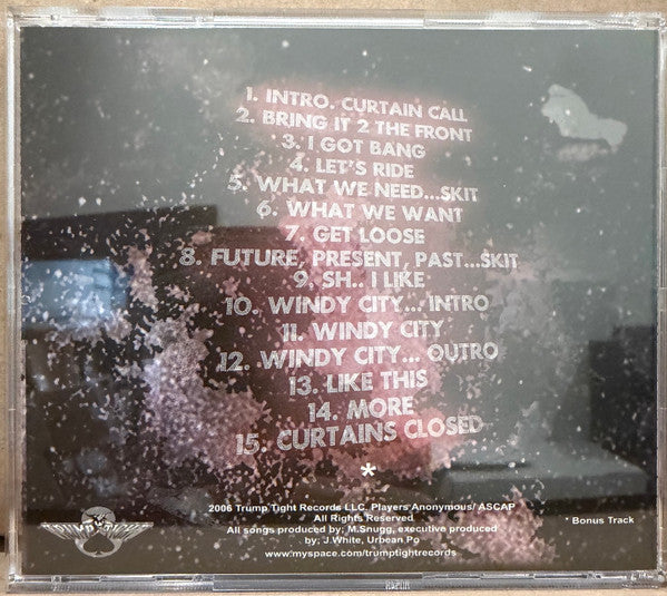 Trump Tight - The Greatest Show On Earth - New CD 2007 Trump Tight Records LLC. Album Rare Private Random - Chicago Gangsta Rap / Hip Hop