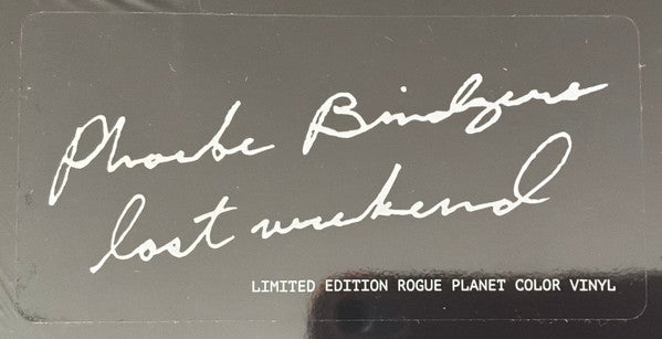 Phoebe Bridgers - Lost Weekend - New 2 LP Record 2026 Dead Oceans Limited Edition Rogue Planet Vinyl, Booklet & Glow In The Dark Sleeve- Indie Pop / Folk Rock - Shuga Records