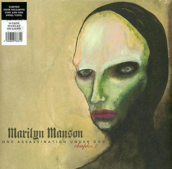 Marilyn Manson - One Assassination Under God (Chapter 2) - New LP Record 2026 Nuclear Blast Pink & Red Swirl Vinyl & Booklet - Alternative Rock / Goth / Industrial - Shuga Records