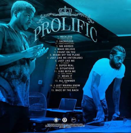 Nipsey Hussle & Bino Rideaux - Prolific - New LP Record 2026 Atlantic USA Black Vinyl & Booklet - Hip Hop - Shuga Records