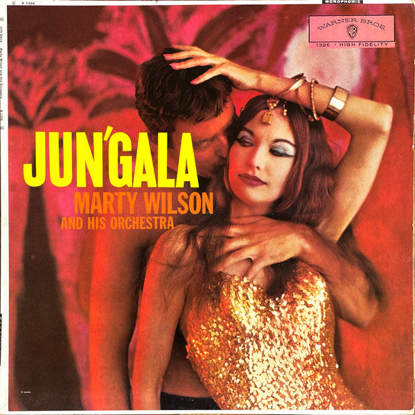 Marty Wilson And His Orchestra - Jun'gala - VG+ LP Record 1959 Warner USA Origina Mono Vinyl - Jazz / Exotica / Space-Age / Pacific - Shuga Records