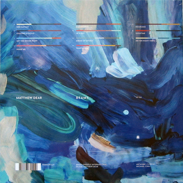 Matthew Dear - Beams - New 2 LP Record 2012 Ghostly International Vinyl - Electronic / Leftfield / House / Techno - Shuga Records