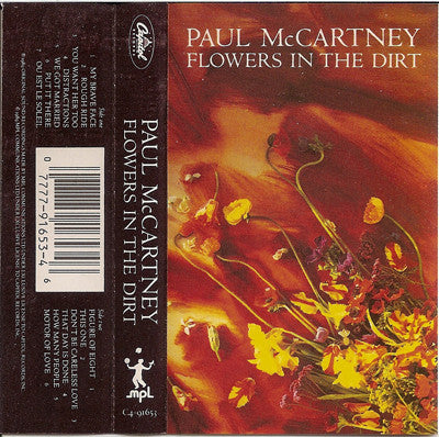 Paul McCartney - Flowers In The Dirt - Used Cassette 1989 Capitol Tape - Pop Rock