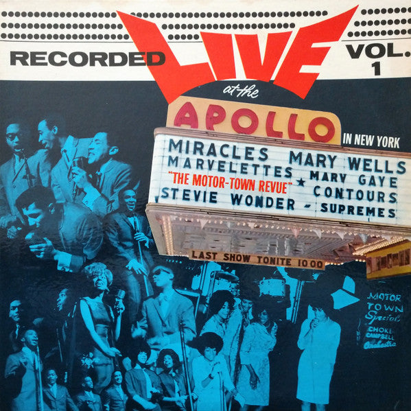 Various ‎– The Motor-Town Revue Vol. 1 - Recorded Live At The Apollo - Mint- LP Record 1963 Motown USA Mono Vinyl - Soul / Funk / R&B - Shuga Records