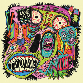 Wine Lips - TV Dinner - New LP Record 2026 Stomp Canada Import Cosmic Green Vinyl - Psychedelic Rock - Shuga Records