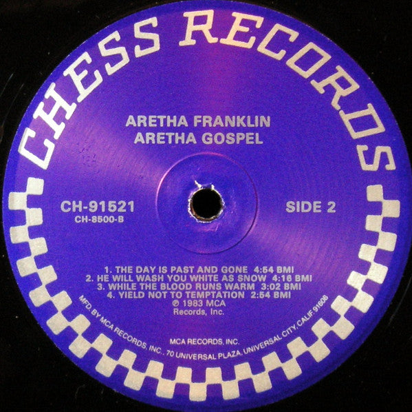 Aretha Franklin – Aretha Gospel (1965) - VG+ LP Record 1983 Chess Vinyl - Gospel / Soul - Shuga Records