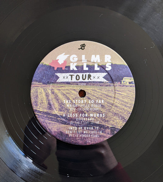 Signed Autographed - The Wonder Years / Polar Bear Club / The Story So Far / Into It. Over It. / A Loss For Words / Transit - The Glamour Kills Tour - Mint- LP Record 2012 USA Black Vinyl & Signed - Pop Punk / Alternative Rock - Shuga Records
