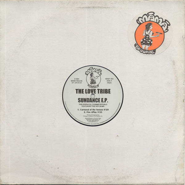 The Love Tribe - Sundance E.P. - VG+ 12" Single Record 1994 Mama UK Vinyl - House - Shuga Records