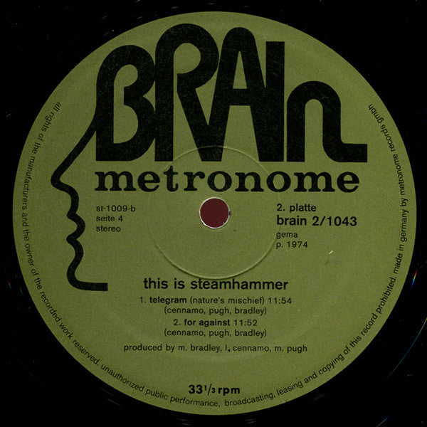 Steamhammer - This Is... Steamhammer - Mint- 2 LP Record 1974 Brain Germany Vinyl - Prog Rock - Shuga Records