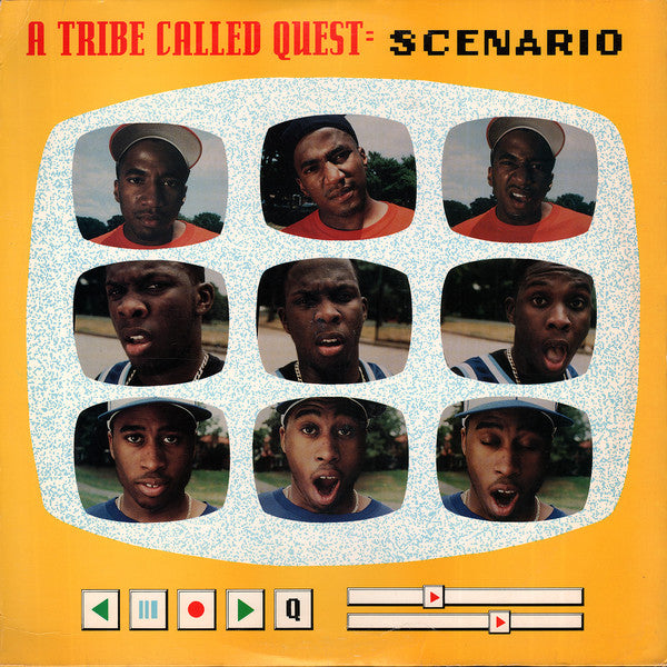 A Tribe Called Quest - Scenario - VG- 12" Single Record 1992 Jive USA Original Vinyl - Hip Hop / Boom Bap - Shuga Records
