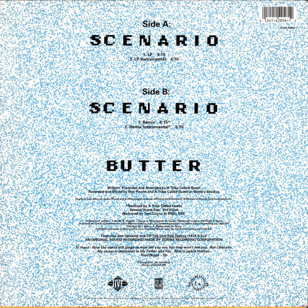 A Tribe Called Quest - Scenario - VG- 12" Single Record 1992 Jive USA Original Vinyl - Hip Hop / Boom Bap - Shuga Records