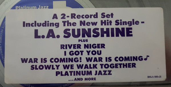 War - Platinum Jazz - New 2 LP Record 1977 Blue Note USA Original Vinyl & Hype Sticker - Jazz-Funk / Soul-Jazz - Shuga Records
