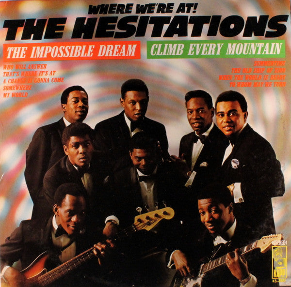 The Hesitations - Where We're At! - VG+ LP Record 1968 Kapp USA Original Vinyl - Soul / Funk / Gospel - Shuga Records