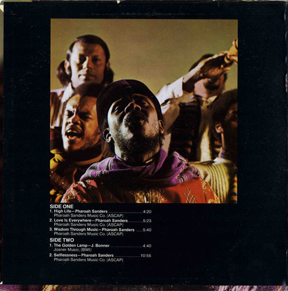 Pharoah Sanders - Wisdom Through Music - VG+ LP Record 1973