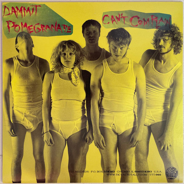 A Giant Dog - Dammit Pomegranate / Can't Complain - New 7" Single Record 2012 Tic Tac Totally! Chicago Vinyl - Punk - Shuga Records