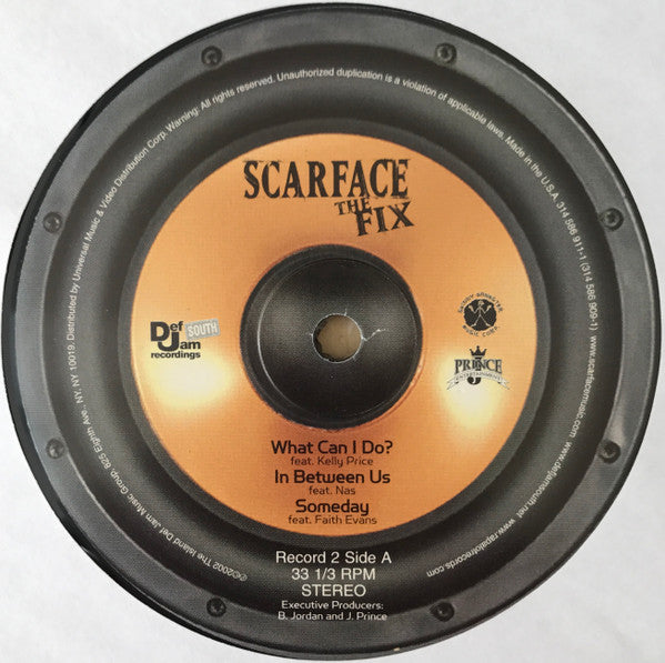 The Fix Scarface Jam Def .com 0 Music Record LP 1 LP) (Vinyl | Tribute The Fix Scarface Jam Def .com 0 Music Record LP 1 LP) (Vinyl | Tribute