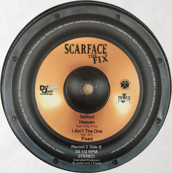 Scarface - The Fix - Mint- 2 LP Record 2002 Def Jam Skinny Gangster Original Press Vinyl, In Shrink w/Hype Sticker - Hip Hop / Gangsta Rap - Shuga Records