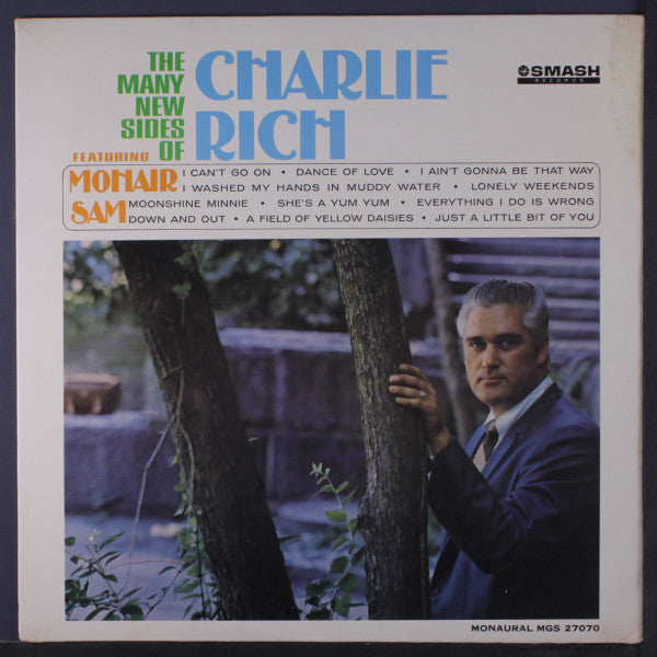 Charlie Rich - The Many New Sides Of Charlie Rich - VG+ LP Record 1965 Smash USA Mono Original Vinyl - Country / Country Rock - Shuga Records
