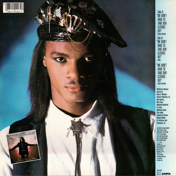 Jermaine Stewart - We Don't Have To Take Our Clothes Off - Mint- 12" Single Record 1985 Arista USA Original Vinyl - Synth-pop - Shuga Records