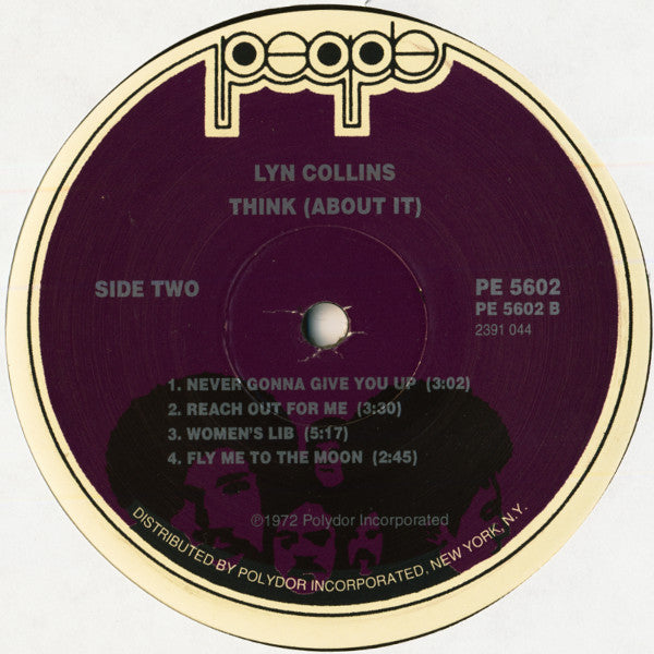Lyn Collins - Think (About It) (1972) - Mint- LP Record 2000's People Polydor USA 180 gram Vinyl - Soul / Funk - Shuga Records