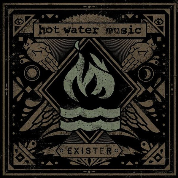 Hot Water Music – Exister - Mint- LP Record 2012 Rise USA Tour Edition Clear Vinyl & Insert - Rock / Punk / Pop Punk - Shuga Records