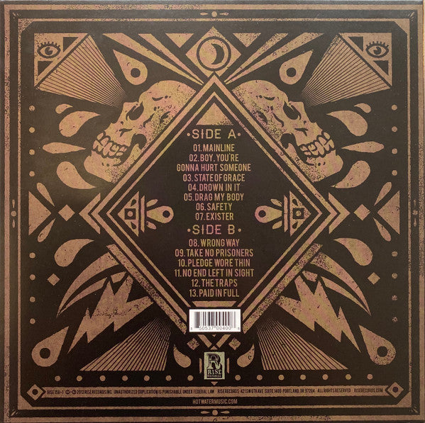 Hot Water Music – Exister - Mint- LP Record 2012 Rise USA Tour Edition Clear Vinyl & Insert - Rock / Punk / Pop Punk - Shuga Records