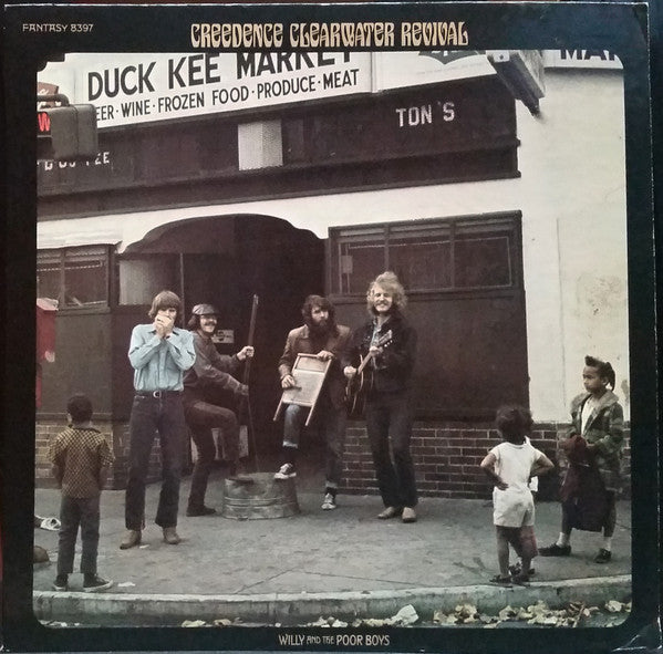 Creedence Clearwater Revival - Willy And The Poor Boys - VG+ LP Record 1969 Fantasy USA Original Vinyl - Classic Rock / Blues Rock - Shuga Records
