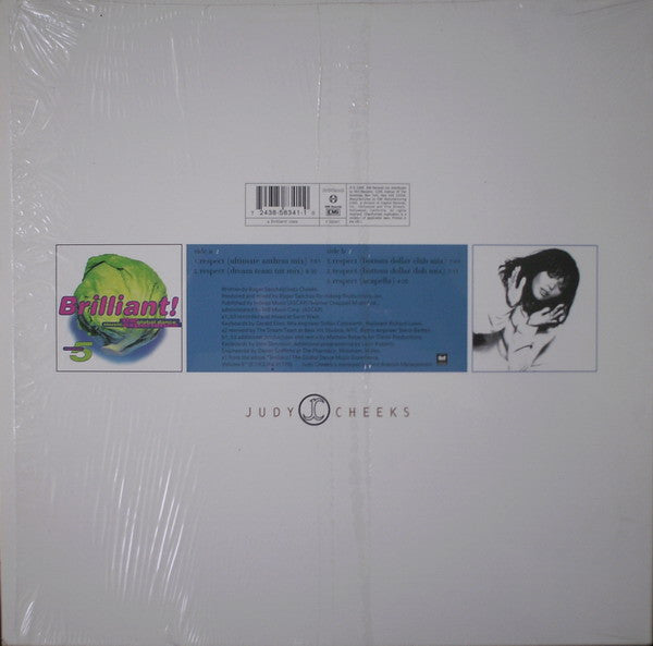 Judy Cheeks - Respect - New 12" Single Record 1995 EMI USA Original Vinyl - House / Garage House - Shuga Records