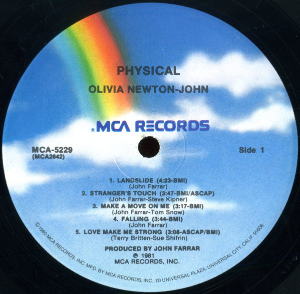 Olivia Newton-John - Physical - VG+ LP Record 1981 MCA USA Original Press Vinyl - Pop Rock / Synth-pop - Shuga Records