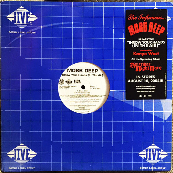 Mobb Deep / Kanye West - Throw Your Hands (In The Air) - VG+ 12" Single Record 2004 Jive Infamous Zomba USA Promo Vinyl - Hip Hop