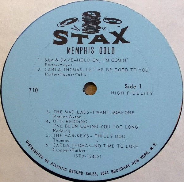 Various – Memphis Gold Vol. I - VG LP Record 1966 Stax USA Mono Vinyl - Soul / Funk / R&B
