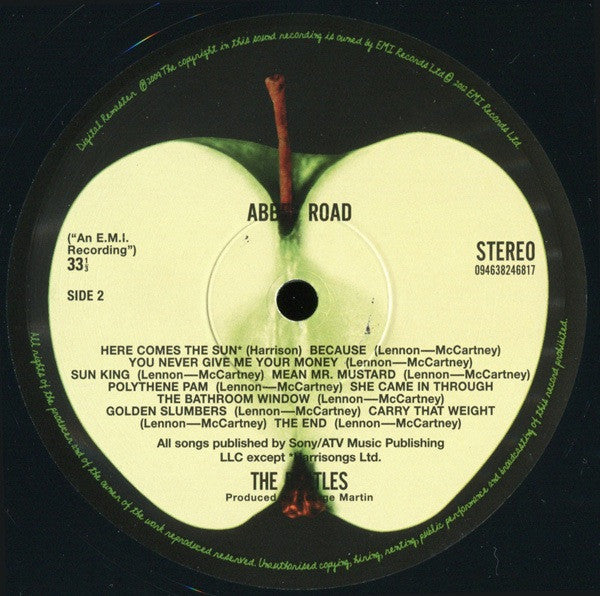 The Beatles ‎– Abbey Road (1969) - Mint- LP Record 2012 Apple 180 gram Vinyl - Pop Rock / Psychedelic Rock - Shuga Records