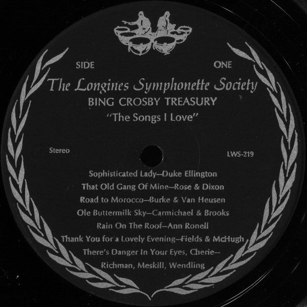 Bing Crosby - Bing Crosby's Treasury - The Songs I Love - VG+ 6 LP Record Box Set 1966 Longines Symphonette USA Vinyl - Jazz / Swing / Big Band / Vocal - Shuga Records