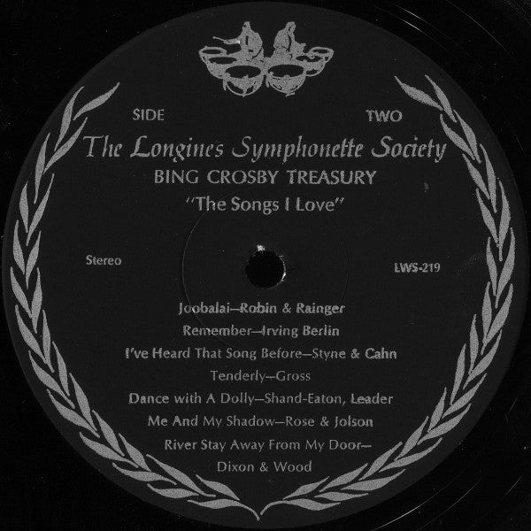 Bing Crosby - Bing Crosby's Treasury - The Songs I Love - VG+ 6 LP Record Box Set 1966 Longines Symphonette USA Vinyl - Jazz / Swing / Big Band / Vocal - Shuga Records