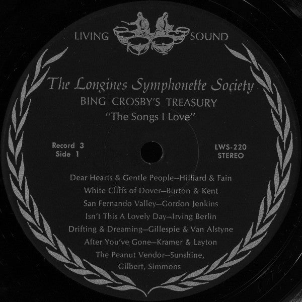 Bing Crosby - Bing Crosby's Treasury - The Songs I Love - VG+ 6 LP Record Box Set 1966 Longines Symphonette USA Vinyl - Jazz / Swing / Big Band / Vocal - Shuga Records